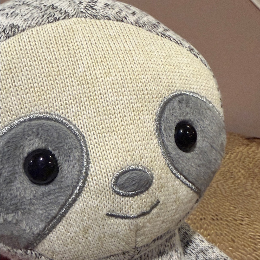 Animal Adventure Gray Sloth Plush Toy - Picture 7 of 11